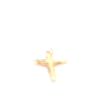 Load image into Gallery viewer, 18K Yellow Gold Pendant Cross Jesus Christ Religious 1.32 grams - Rafant