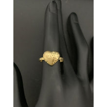 Load image into Gallery viewer, 18K Gold Heart Ring Size 7.75 - Rafant