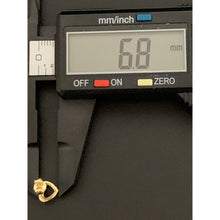 Load image into Gallery viewer, 18K Gold Necklace Chain 17.75" w/Heart Pendant and Earrings Set - Rafant