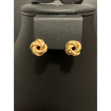 Load image into Gallery viewer, 18K Gold Pendant Earrings Sets Stud Knot 3.34 grams - Rafant