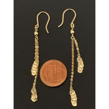 Load image into Gallery viewer, 18K Gold Earrings Dangling 1.36 grams - Rafant