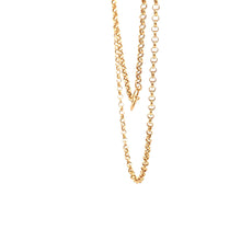 Load image into Gallery viewer, 18K Yellow Gold Necklace Chain Rolo Link 1.37 grams 19.5 inches Women - Rafant