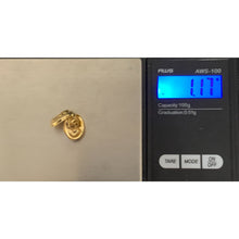 Load image into Gallery viewer, 18K Gold Woman Lady Oval Stud Earrings - Rafant