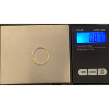 Load image into Gallery viewer, 18K Gold Ring Butterfly Size 6 Lightweight 0.87 grams - Rafant