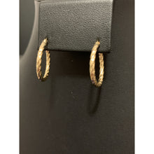 Load image into Gallery viewer, 18K Gold Earrings Hoops Loops 1.19 grams Small - Rafant