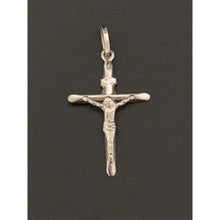 Load image into Gallery viewer, 18K White Gold Pendant Cross Jesus Christ - Rafant