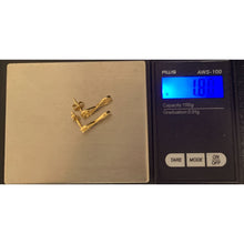 Load image into Gallery viewer, 18K Gold Earrings Post Infinity 1.80 grams - Rafant