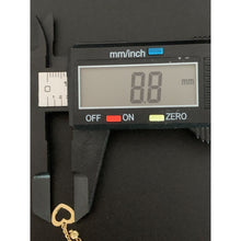 Load image into Gallery viewer, 18K Gold Necklace 17.75 inches with Heart Charm 3.34 gams - Rafant