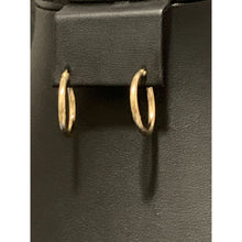 Load image into Gallery viewer, 18K Gold Earrings Hoops Loops 1.27 grams - Rafant