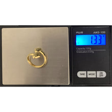 Load image into Gallery viewer, 18K Gold Ring Double Hearts 1.33 grams S 6.5 - Rafant