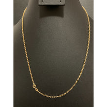 Load image into Gallery viewer, 18K Gold Necklace Chain 19.50 Inches Rolo 2.25 grams - Rafant