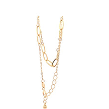 Load image into Gallery viewer, 18K Yellow Gold Bracelet Paperclip 6 inches plus 1 inch extension 1.39 grams - Rafant