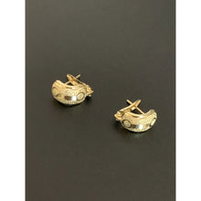 Load image into Gallery viewer, 18K Saudi Gold Earrings French Clips 1.29 grams - Rafant