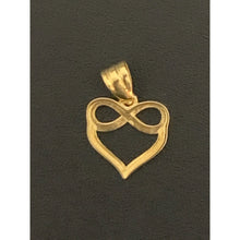 Load image into Gallery viewer, 18K Gold Pendant Charm Heart Infinity 0.39 grams - Rafant