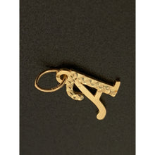 Load image into Gallery viewer, 18K Gold Pendant Charm Letter A 0.65 grams - Rafant