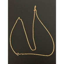 Load image into Gallery viewer, 18K Gold Necklace Chain 17.75 inches 0.70 grams with Defects Kinks - Rafant