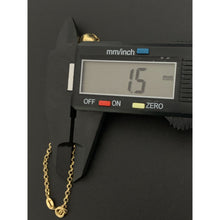 Load image into Gallery viewer, 18K Gold Bracelet with Ball Charm 8 inches 1.78 grams - Rafant