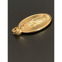 Load image into Gallery viewer, 18K Gold Pendant Religious Oval Mother Mary Jesus Christ 2.23 grams - Rafant