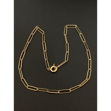 Load image into Gallery viewer, 18K Gold Necklace Paperclip 17.5 inches 2.89 grams - Rafant
