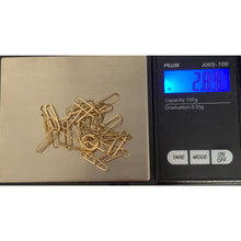 Load image into Gallery viewer, 18K Gold Necklace Paperclip 17.5 inches 2.89 grams - Rafant