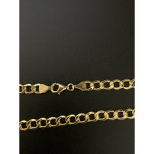 Load image into Gallery viewer, 18K Saudi Gold Bracelet Cable Link Chain Size 8" - Rafant