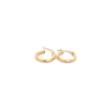 Load image into Gallery viewer, 18K Yellow Gold Earrings Hoops 0.83 grams - Rafant