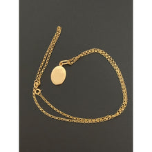 Load image into Gallery viewer, 18K Gold Necklace Chain 17.50 inches with Mother Mary Pendant 2.40 grams - Rafant