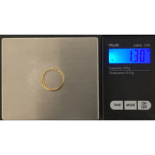 Load image into Gallery viewer, 18K Gold Ring Infinity 1.30 grams Size 4.5 - Rafant