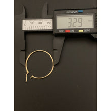 Load image into Gallery viewer, 18K Gold Earrings Hoops Loops 1.58 grams - Rafant