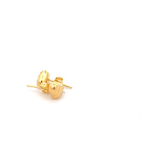 Load image into Gallery viewer, 18K Yellow Gold Earrings Heart Stud 1.37 grams - Rafant