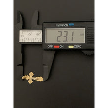 Load image into Gallery viewer, 18K Saudi Gold Two Tone Cross Pendant - Rafant