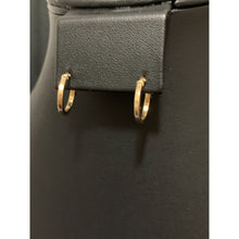 Load image into Gallery viewer, 18K Gold Earrings Hoops Loops Small 0.91 grams - Rafant