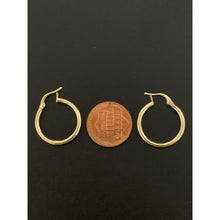 Load image into Gallery viewer, 18K Gold Earrings Hoops Loops 1.27 grams - Rafant