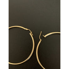 Load image into Gallery viewer, 18K Gold Earrings Hoops Loops Extra Large 3.40 grams - Rafant