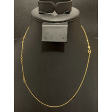 Load image into Gallery viewer, 18K Gold Necklace Infinity 1.16 grams 18 inches - Rafant