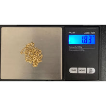 Load image into Gallery viewer, 18K Gold Necklace Chain Cable Link 17.75 inches 1.83 grams - Rafant
