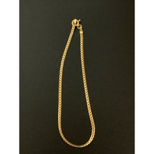 Load image into Gallery viewer, 18K Saudi Gold Bracelet Chain Size 7 inches 1.15 grams - Rafant