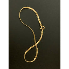 Load image into Gallery viewer, 18K Saudi Gold Bracelet Chain Size 7 inches 1.15 grams - Rafant