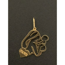 Load image into Gallery viewer, 18K Gold Pendant Mom Child 0.88 grams - Rafant