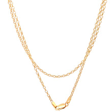 Load image into Gallery viewer, 18K Yellow Gold Necklace Chain Rolo Link 2.31 grams 19.75 inches - Rafant