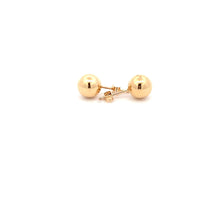 Load image into Gallery viewer, 18K Yellow Gold Earrings Stud Balls 0.90 grams - Rafant