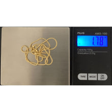 Load image into Gallery viewer, 18K Gold Chain Popcorn 17.50 inches 1.78 grams - Rafant