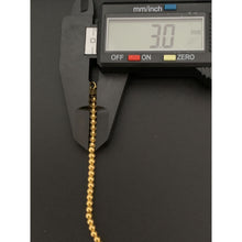 Load image into Gallery viewer, 18K Gold Necklace Beads Tiny Balls 16 inches 2.84 grams - Rafant