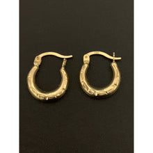 Load image into Gallery viewer, 18K Gold Earrings Hoops Loops 1.28 grams Small - Rafant