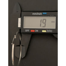 Load image into Gallery viewer, 18K Gold Earrings Hoop Loops White Gold Large 2.26 grams - Rafant