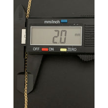 Load image into Gallery viewer, 18K Gold Necklace Chain Mariner 19.50 inches with Puffed Heart Pendant 4.84 grams - Rafant