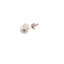 Load image into Gallery viewer, 18K White Gold Earrings Stud Balls 1.09 grams - Rafant