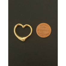 Load image into Gallery viewer, 18K Gold Pendant Heart 1.52 grams - Rafant