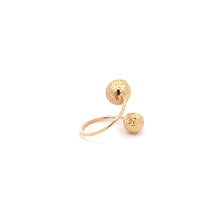 Load image into Gallery viewer, 18K Yellow Gold Ring Balls  1.23 grams Size 4.5 - Rafant