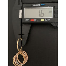 Load image into Gallery viewer, 18K Gold Ring Five Days Tricolor White Yellow Rose 1.65 grams Size 6 - Rafant